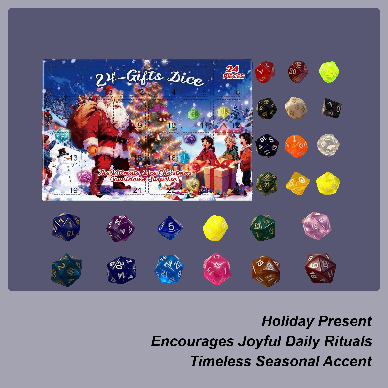 Party Games Youth - 2025 Christmas Countdown Calendar Party Game