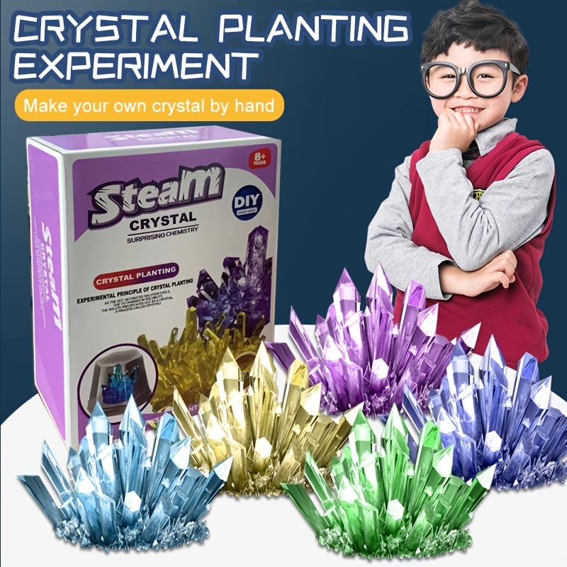 Party Games New Year - Crystal planting experiments, Science and education