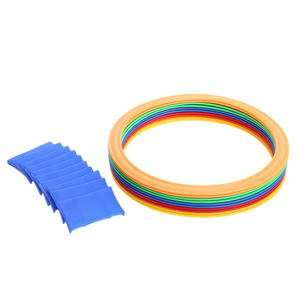 Party Games Kids Outdoor - 10 Circle Rings 10 Buckets Kids