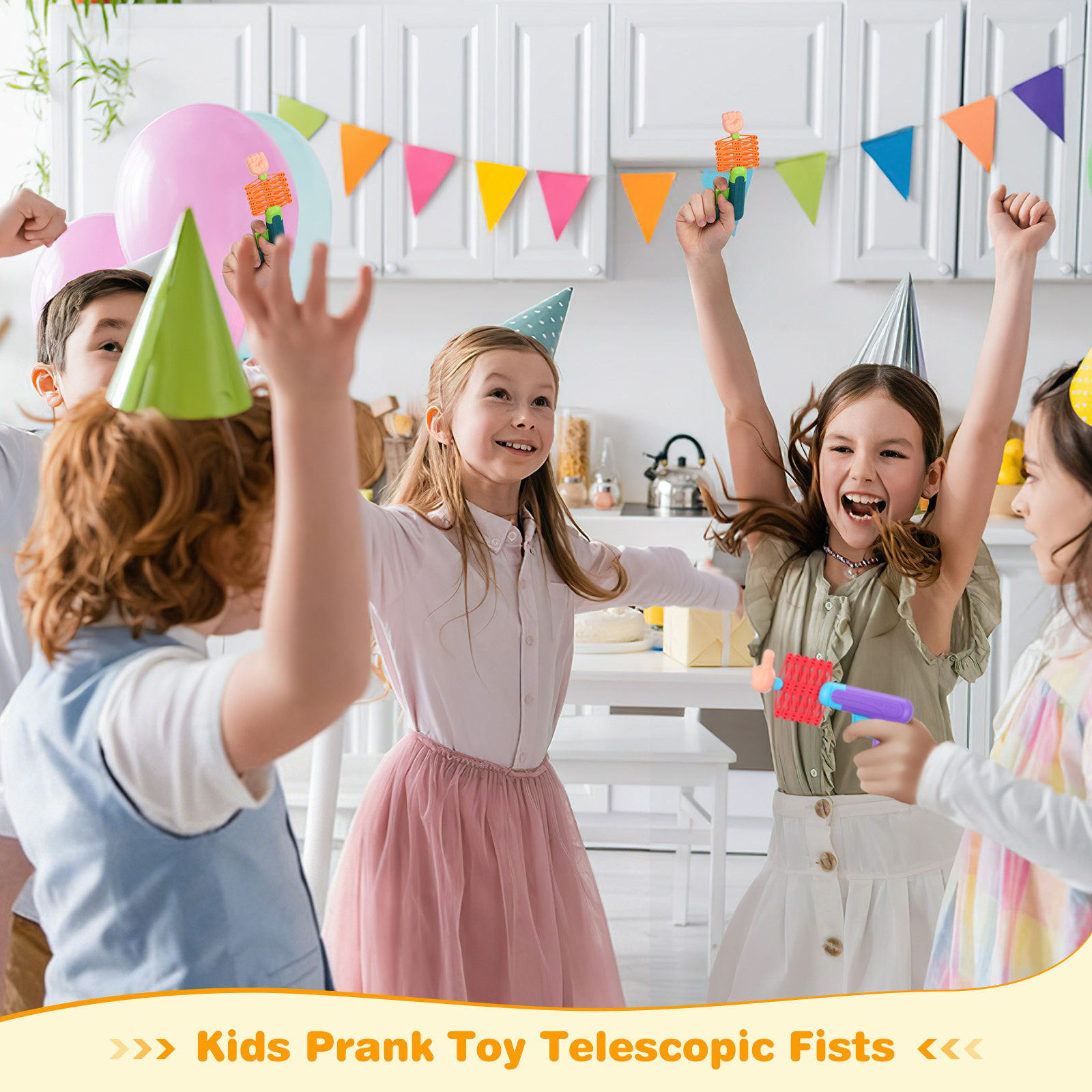 2Pcs Telescopic Spring Fists P - Party Games Kids Outdoor recension och pris