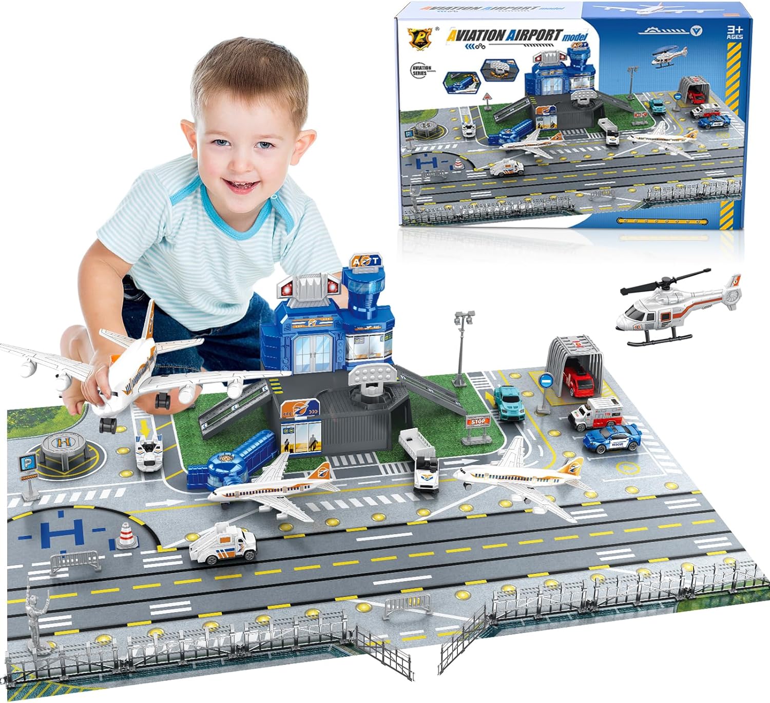 Children's Airport Scene Toy S - Party Games New Year recension och pris