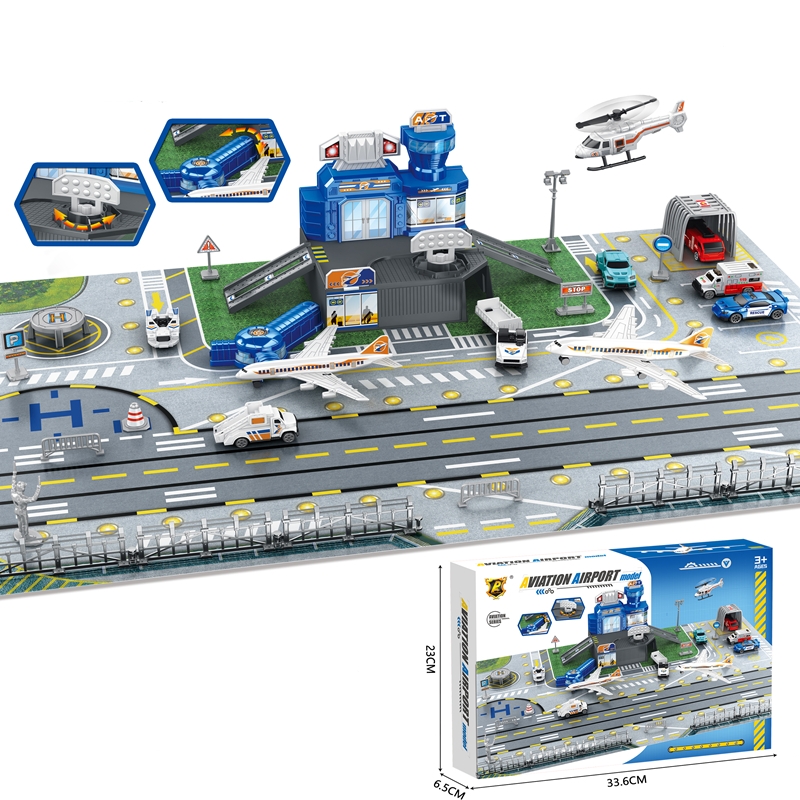 Children's Airport Scene Toy S - Party Games New Year recension och pris