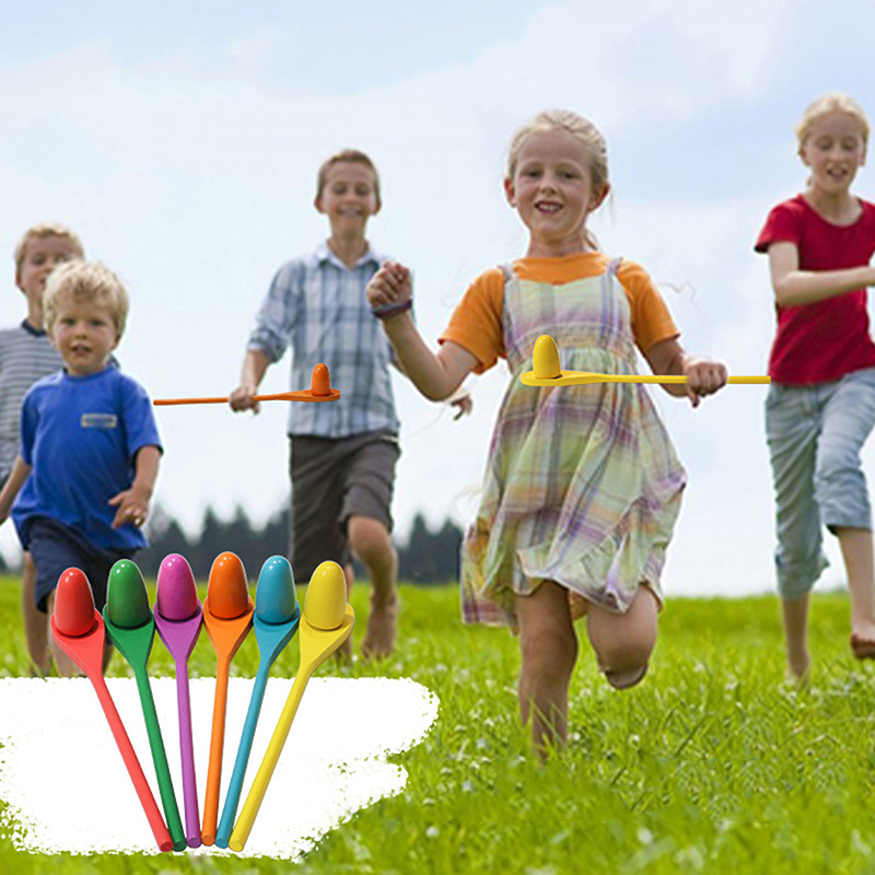 Z. 6 Pcs Egg Spoon Race Game S - Party Games Egg recension och pris