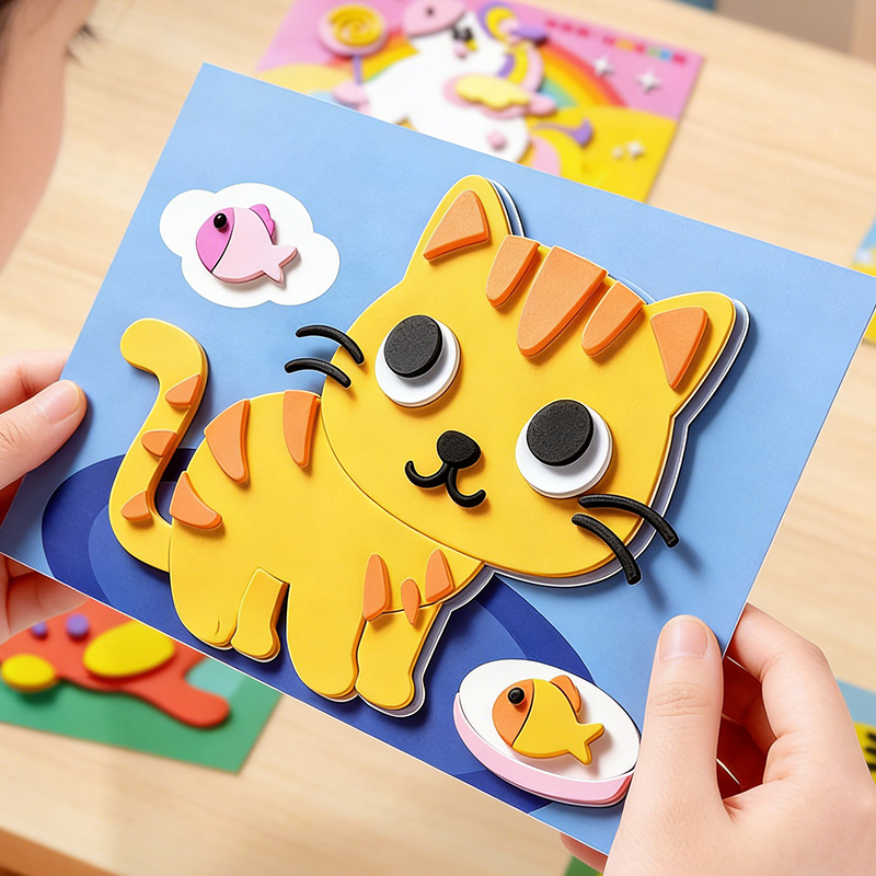 Children's 3D Stickers, 10 Ran - Party Games New Year recension och pris