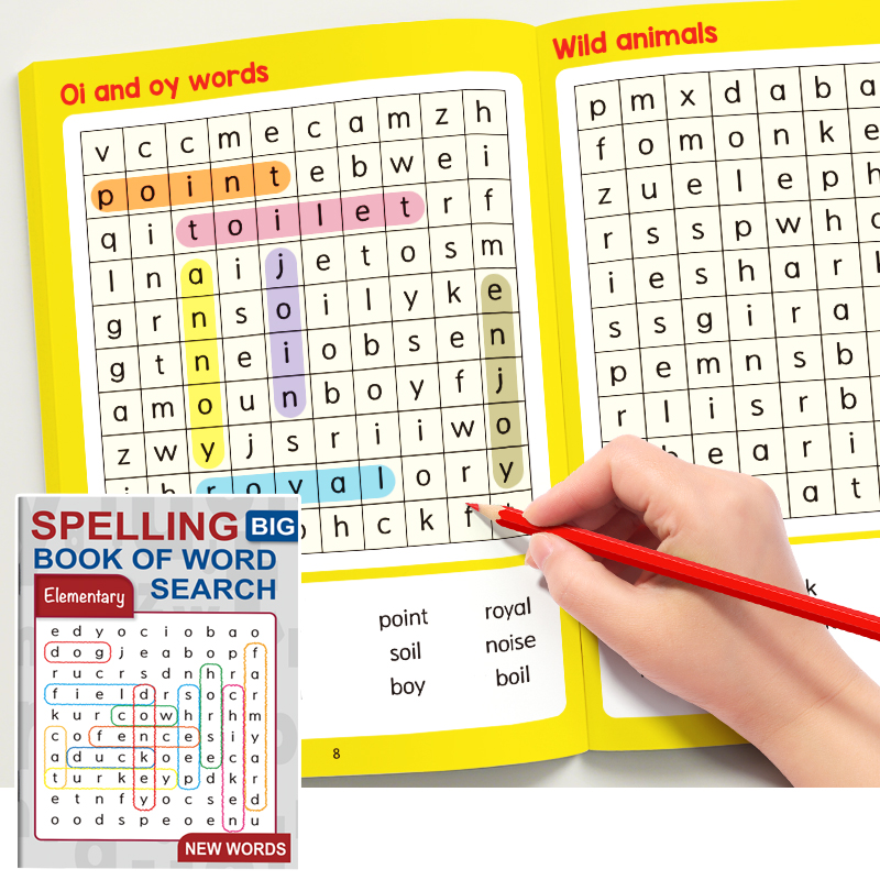 32-Page Word Search Game Book, - Party Games New Year recension och pris