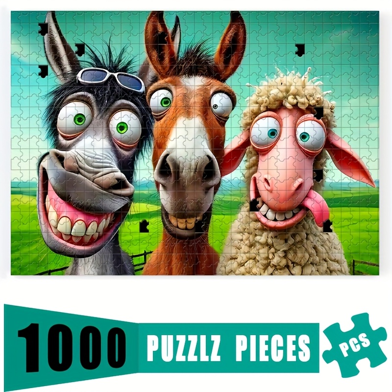 1000pcs Puzzle Game with Funny - Party Family Games recension och pris