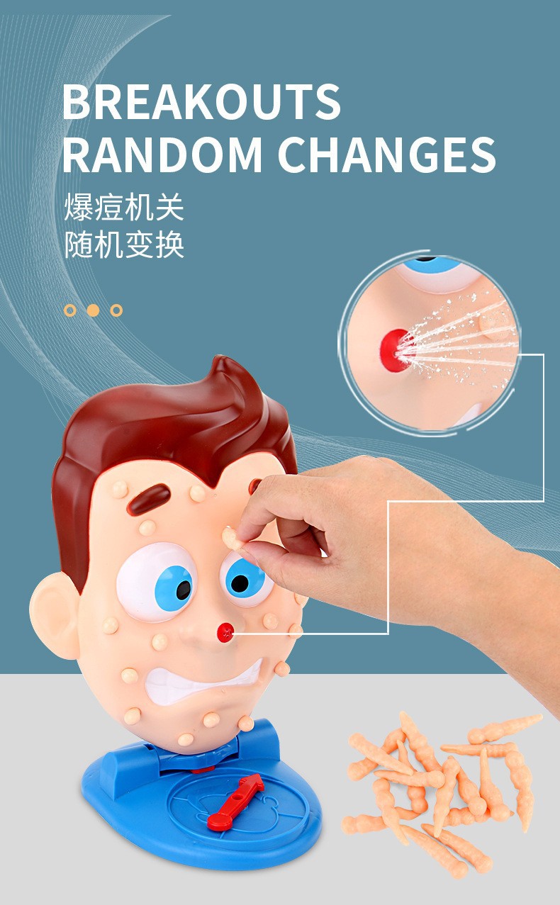 Popping Pimples Toy, Water Spr - Party Games Jogos recension och pris