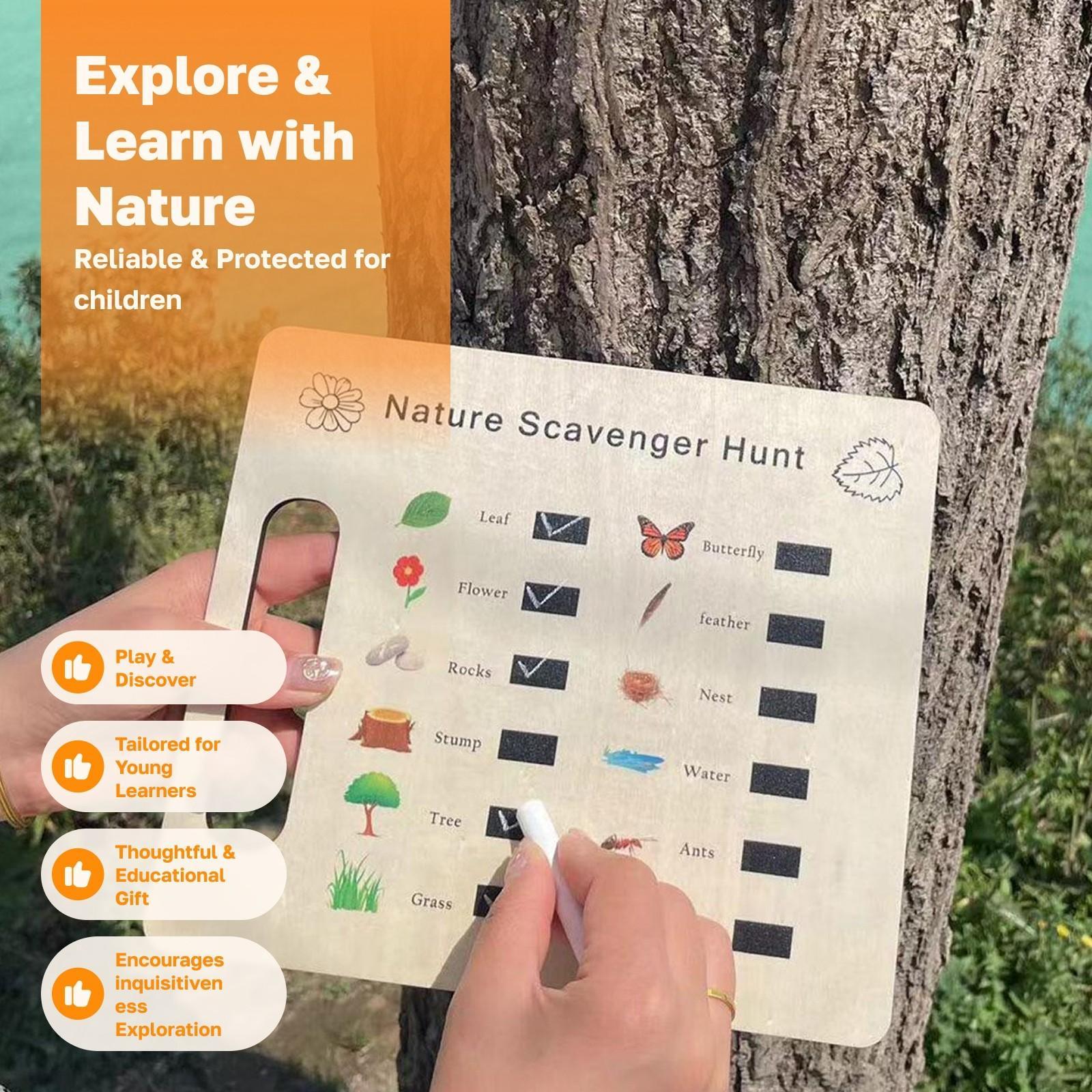 Nature Exploration Toys Find T - Scavenger Hunt Card recension och pris