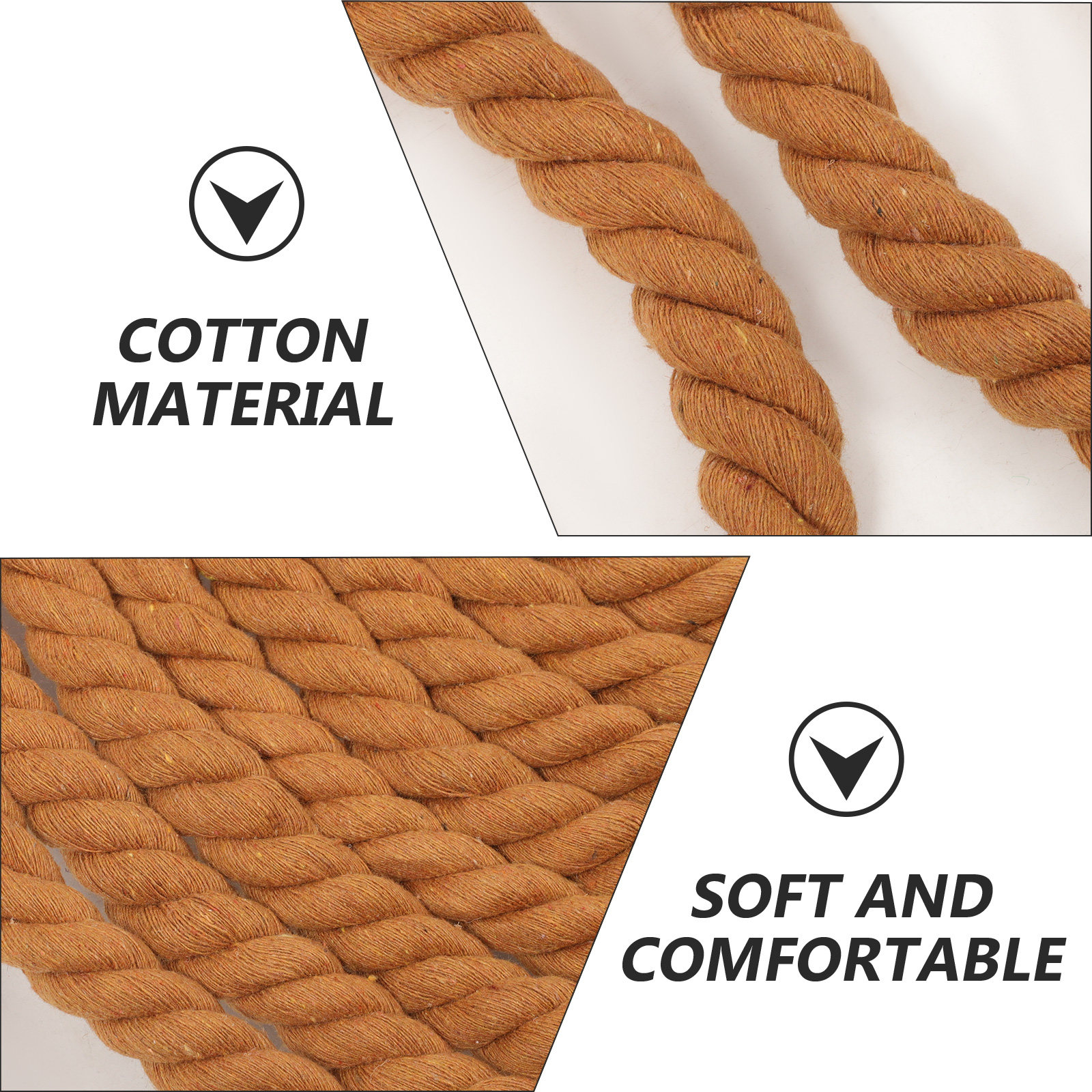 Twisted Cotton Tug Rope for Tu - Party Games Competition recension och pris