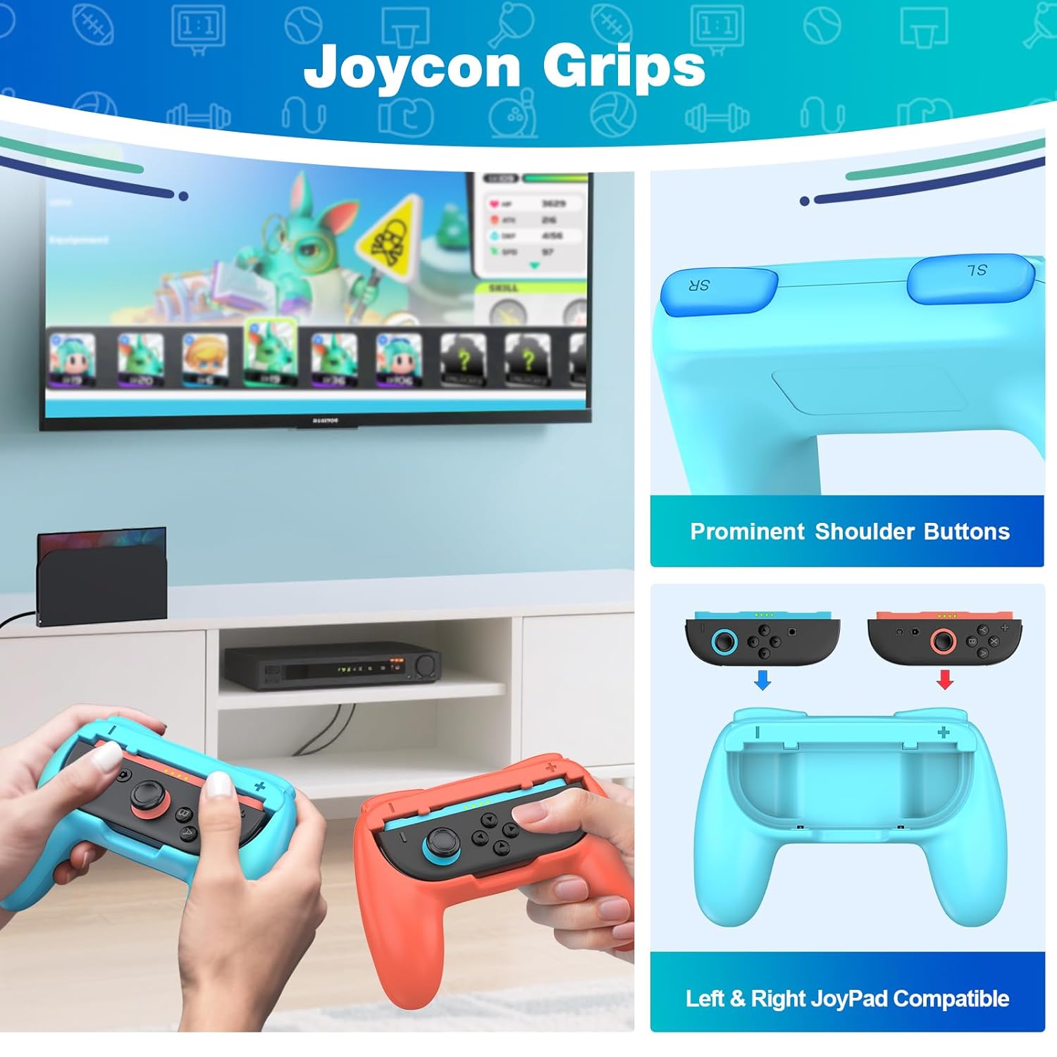 BEBONCOOL Switch 2 Sports Acce - Party Games Switch 1 recension och pris