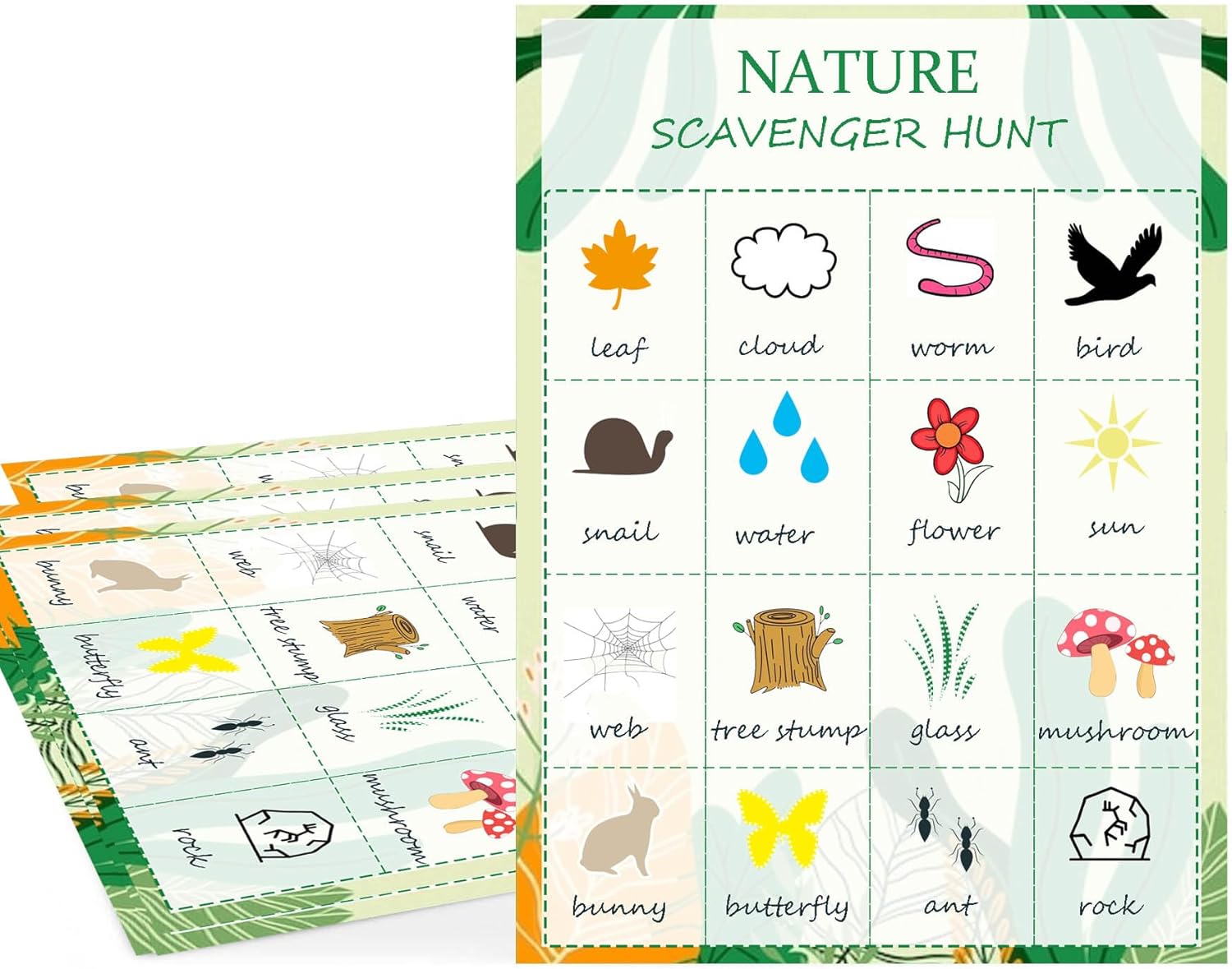 Nature Scavenger Hunt Cards Na - Scavenger Hunt Card recension och pris