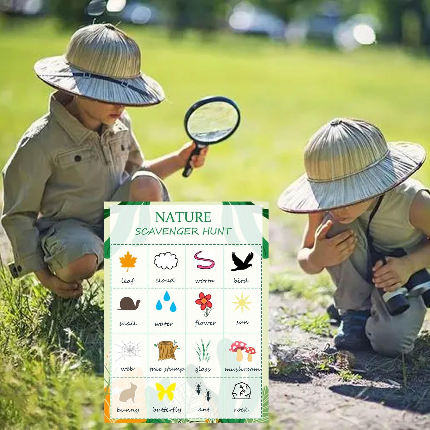 Nature Scavenger Hunt Cards Na - Scavenger Hunt Card recension och pris