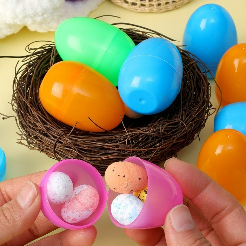 50/10x Colorful Fillable Easte - Party Games Egg recension och pris