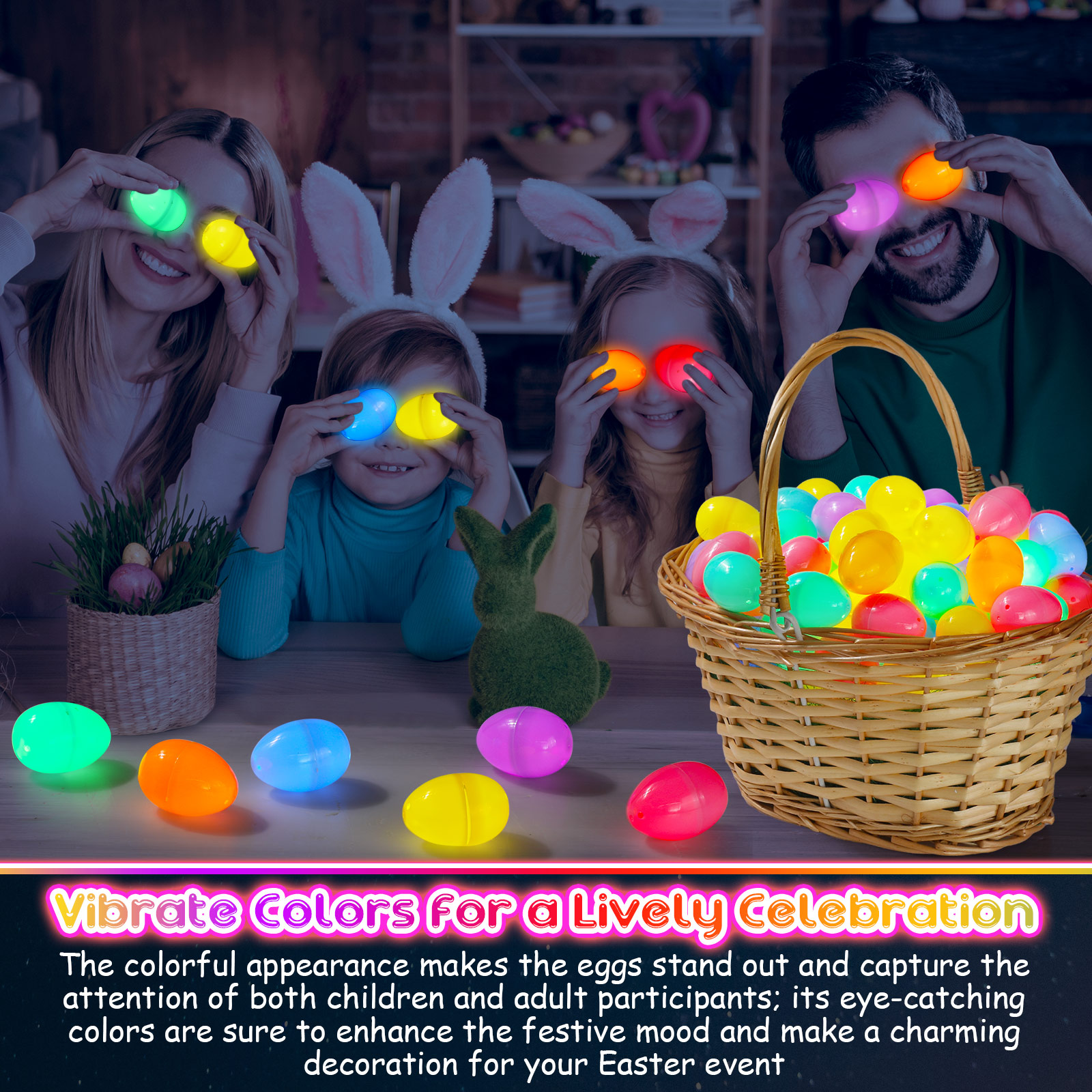 100-300Set Easter Eggs with Mi - Party Games Egg recension och pris