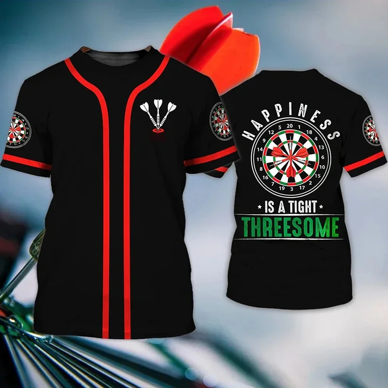 Darts Roulette T-shirt Men's B - Party Games Competition recension och pris