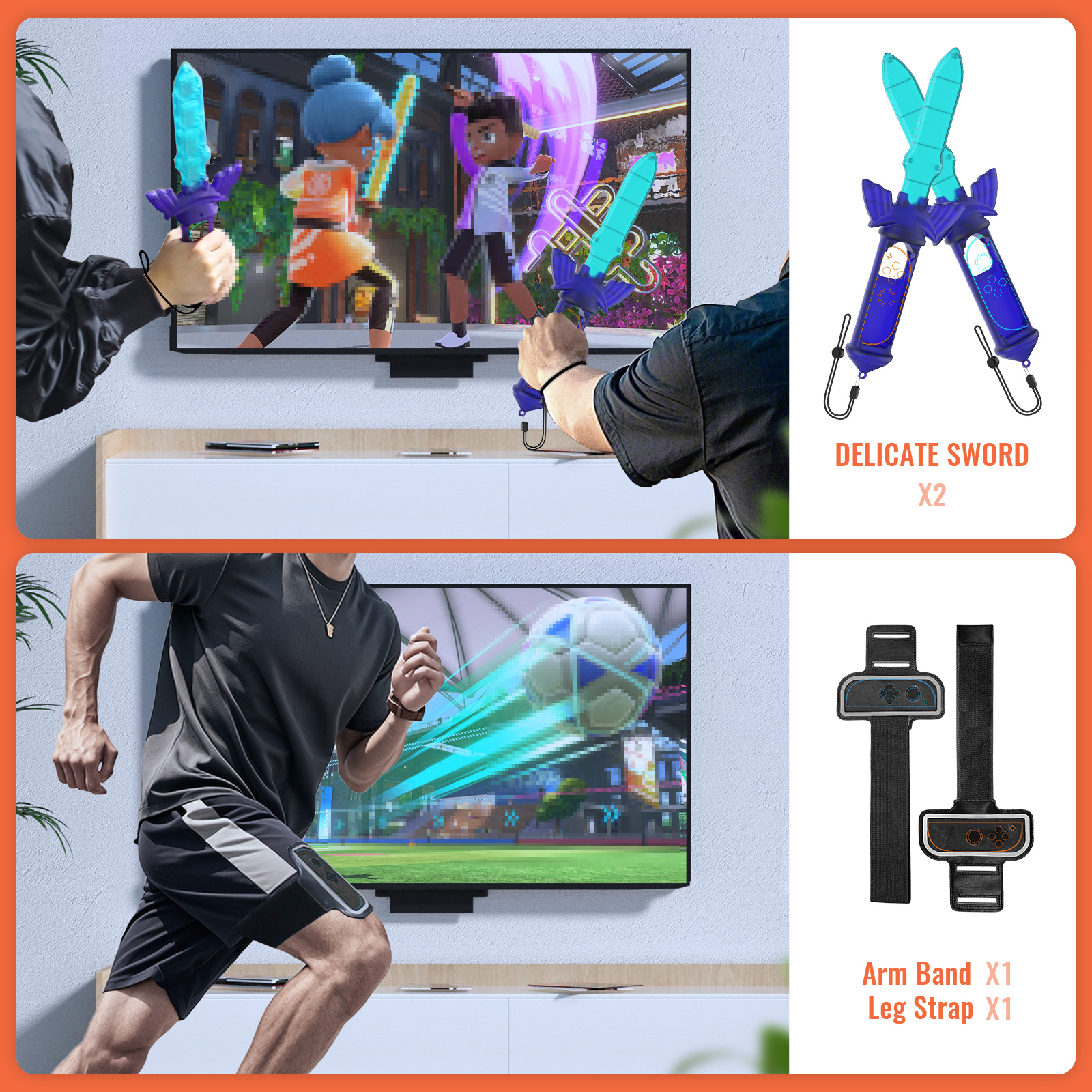 12 in 1 Sports Accessories Set - Party Games Switch 1 recension och pris