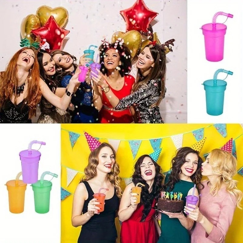 6-18PCS Portable Party Cup wit - Party Games Youth recension och pris