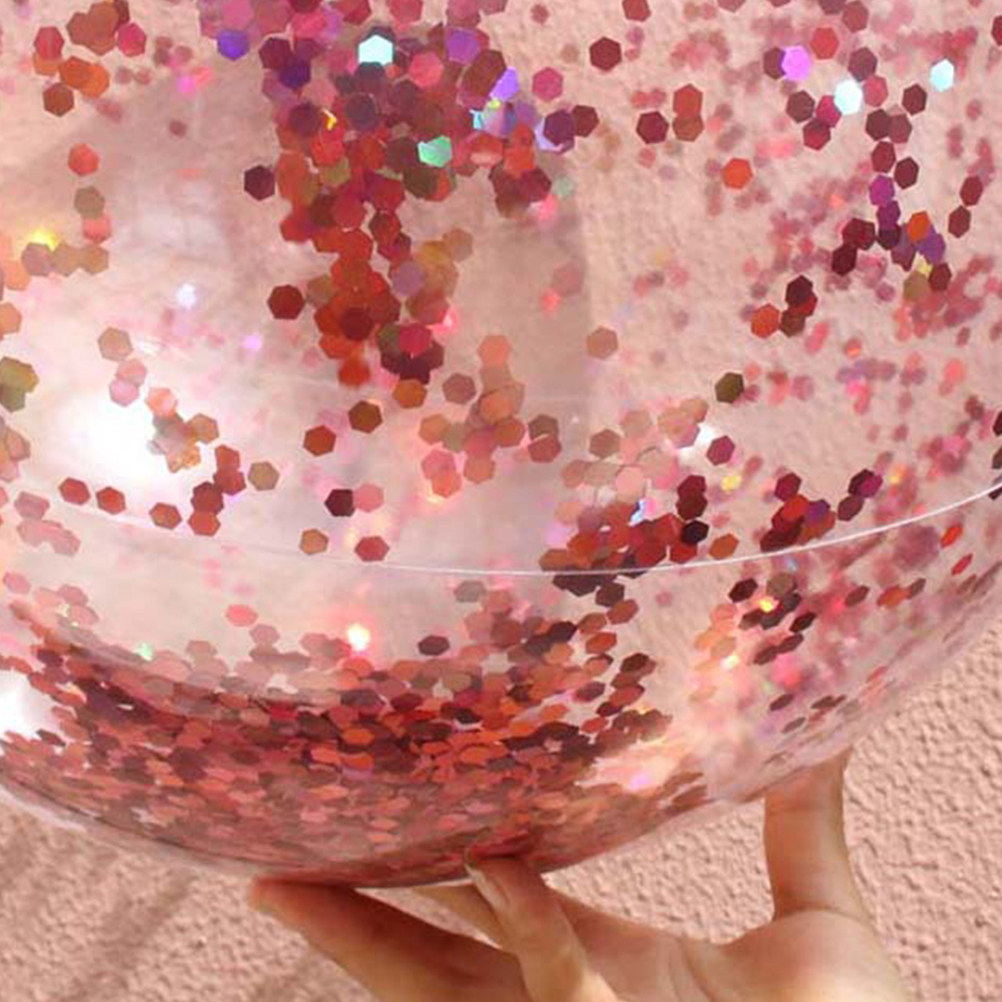 4Pcs Glitter Beach Ball Set 40 - Party Games Kids Outdoor recension och pris
