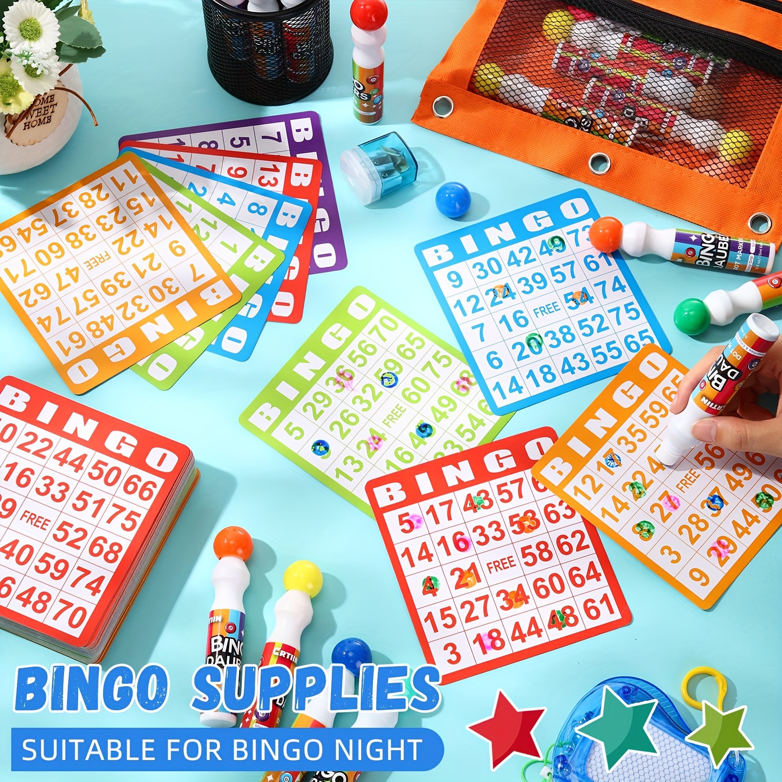Set of 148 Bingo Game Cards in - Party Family Games recension och pris