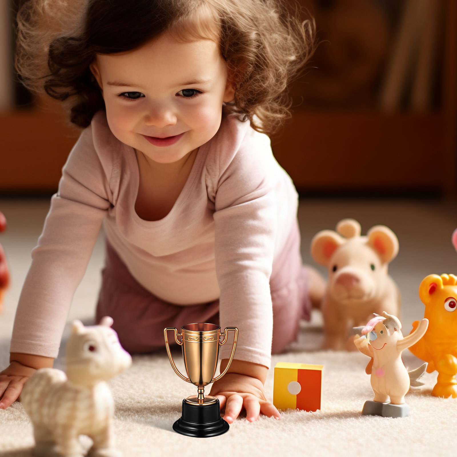 3Pcs Trophy Award Kids Small S - Party Games Competition recension och pris
