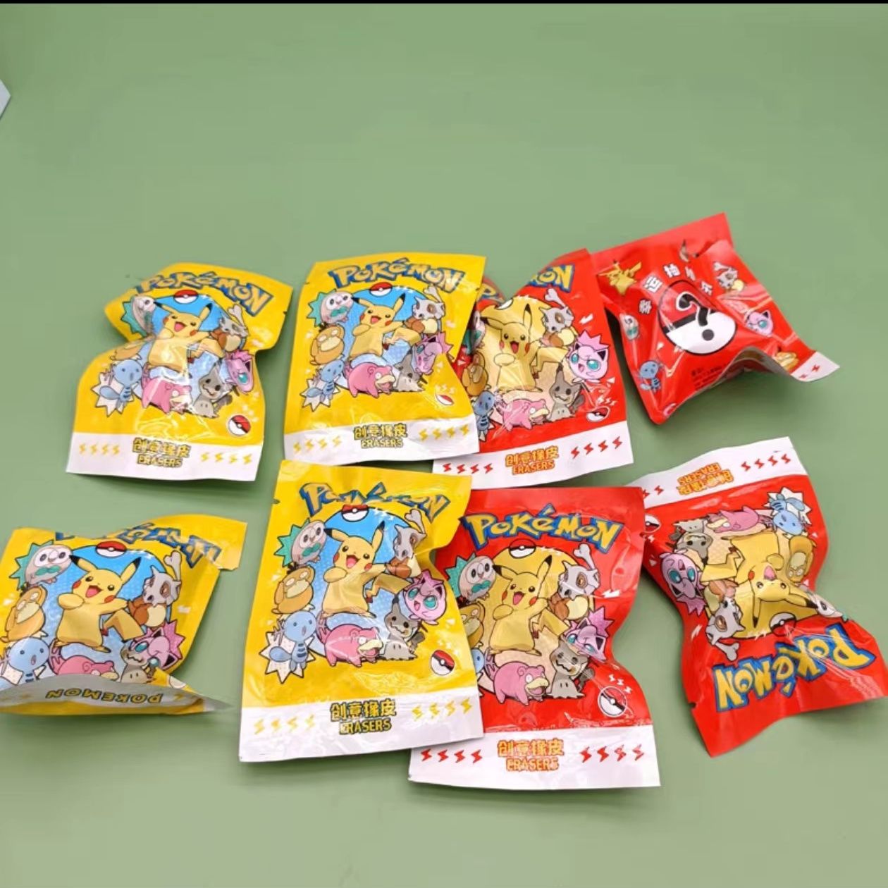 Pokemon Blind Bag Eraser Surpr - Party Games School recension och pris