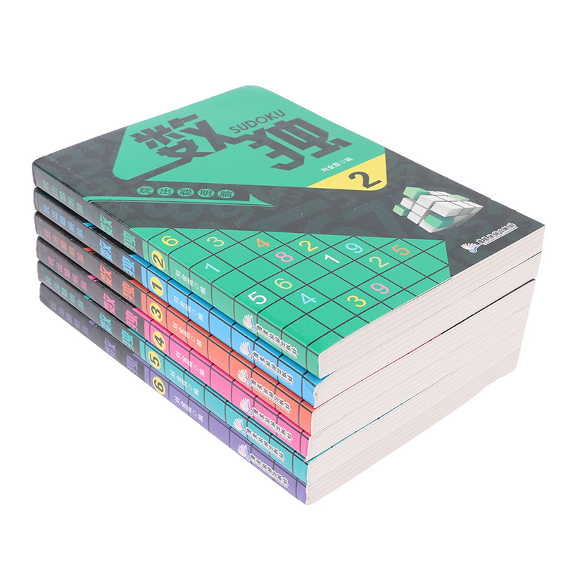 New Hot 6 Books/Set Sudoku Thi - Party Games New Year recension och pris