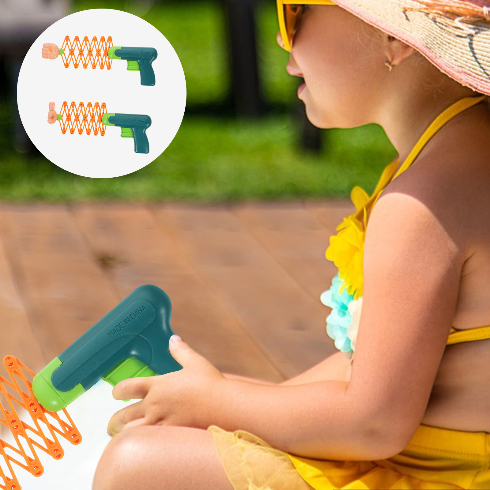 2Pcs Telescopic Spring Fists P - Party Games Kids Outdoor recension och pris