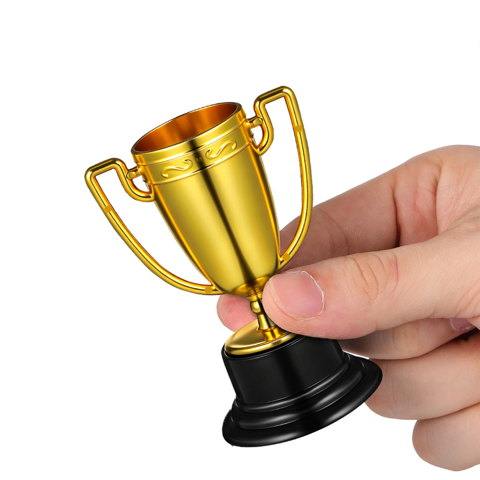 12Pcs Mini Trophy Cups Gold Si - Party Games Competition recension och pris