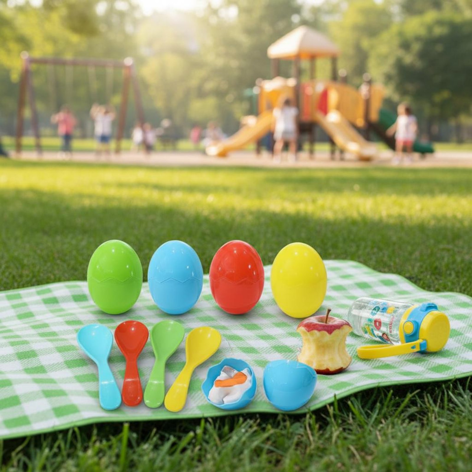 4 Sets Oval and Spoon Challeng - Party Family Games recension och pris