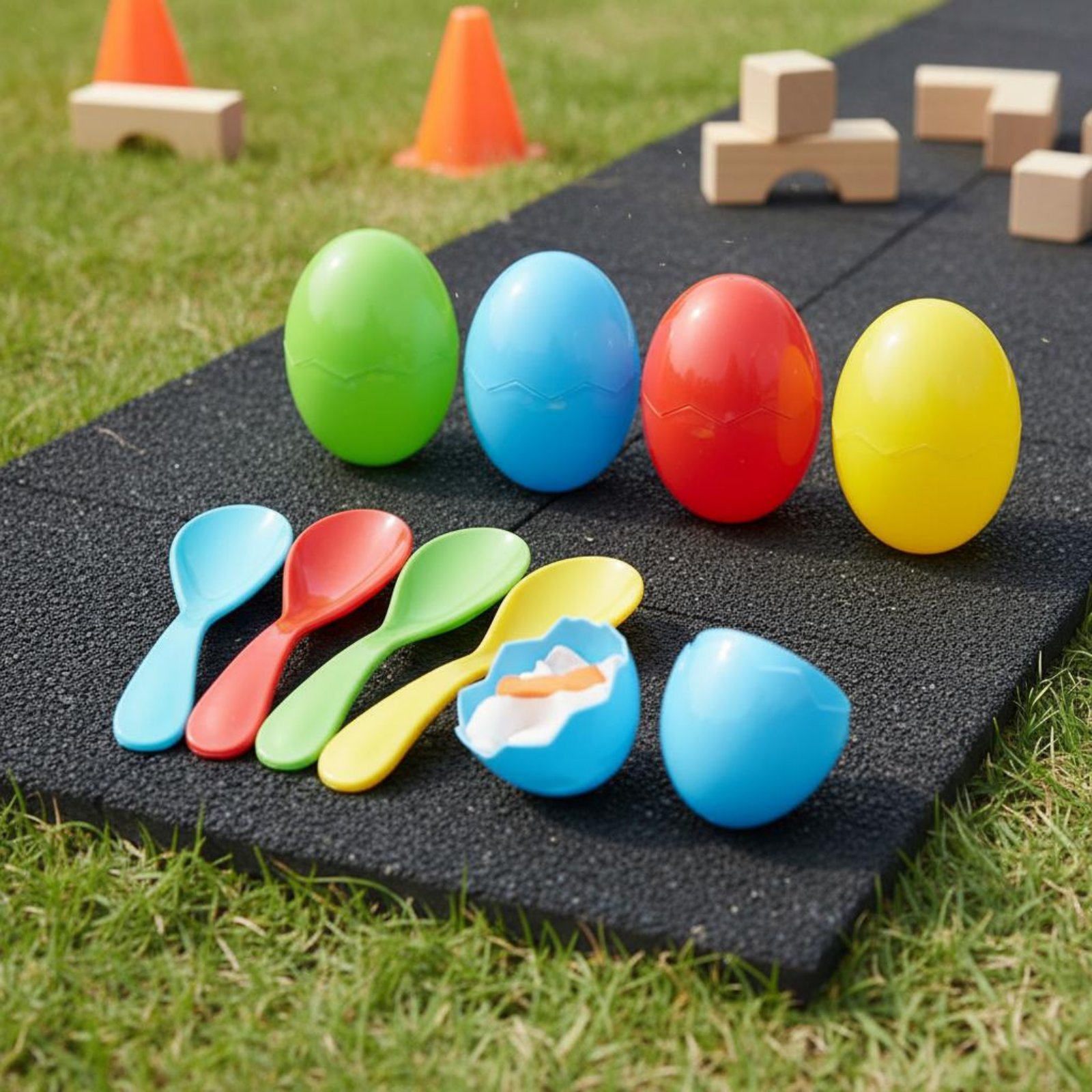 4 Sets Oval and Spoon Challeng - Party Family Games recension och pris